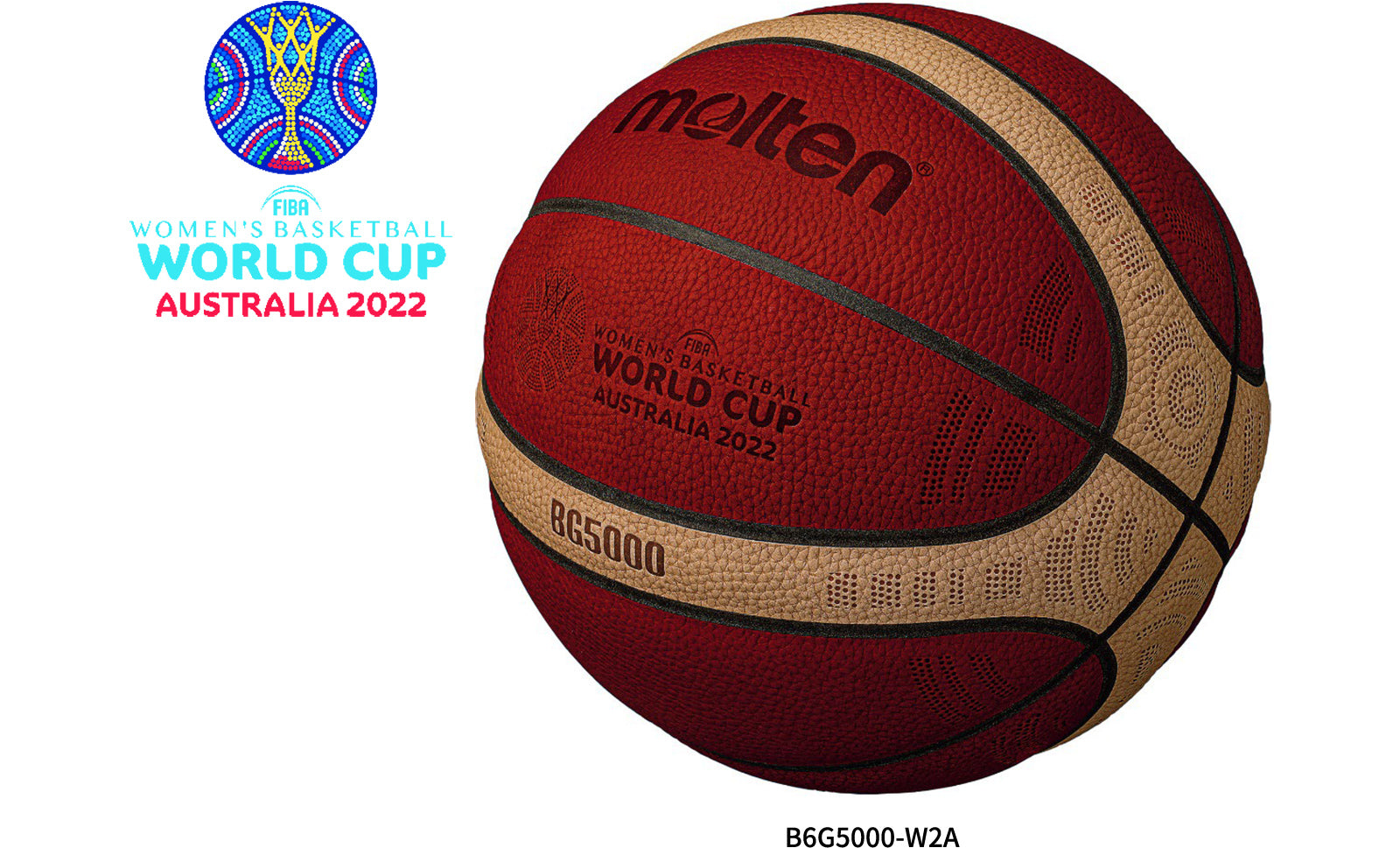 FIBA女子バスケットボール ワールドカップ2022大会専用デザインの公式