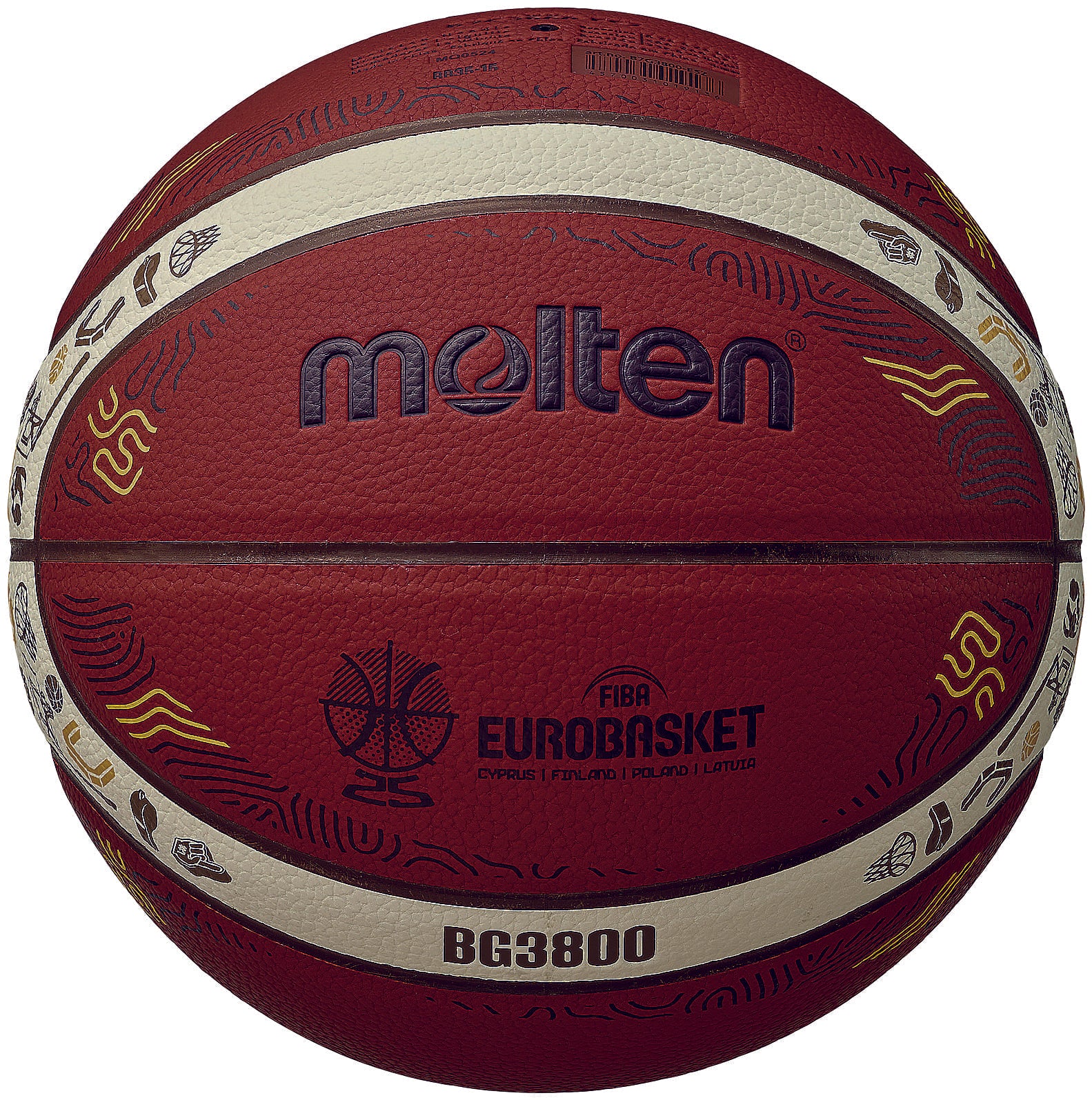 BG3800 EuroBasket 2025 公式試合球 レプリカ（7号球）