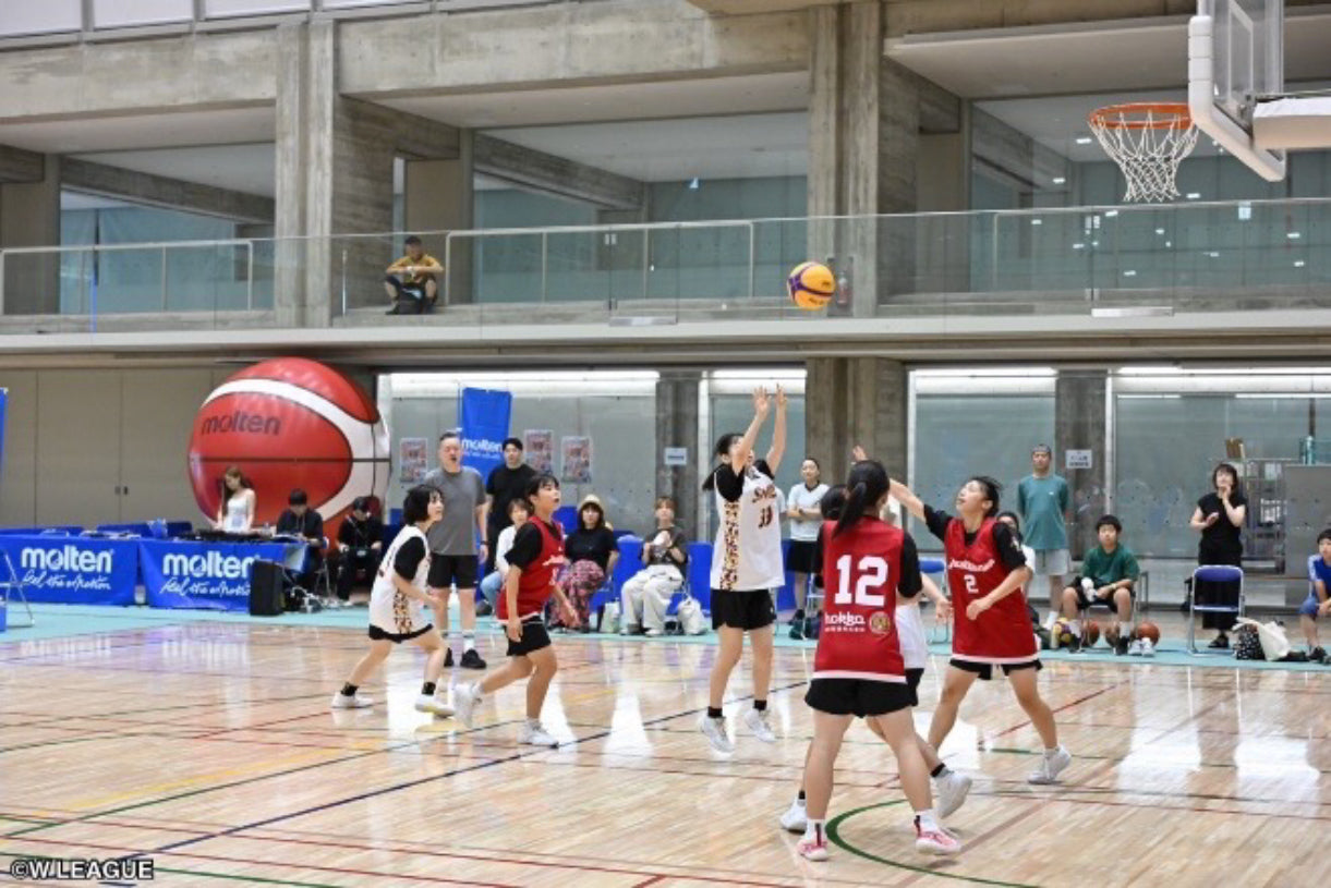 Wリーグとの共同企画イベント『Wリーグ サマーキャンプ×モルテン Keep Playing 3x3 Game in 石川』を開催