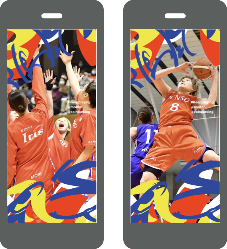 3/8国際女性デーに、選手と共にSNS投稿しよう！