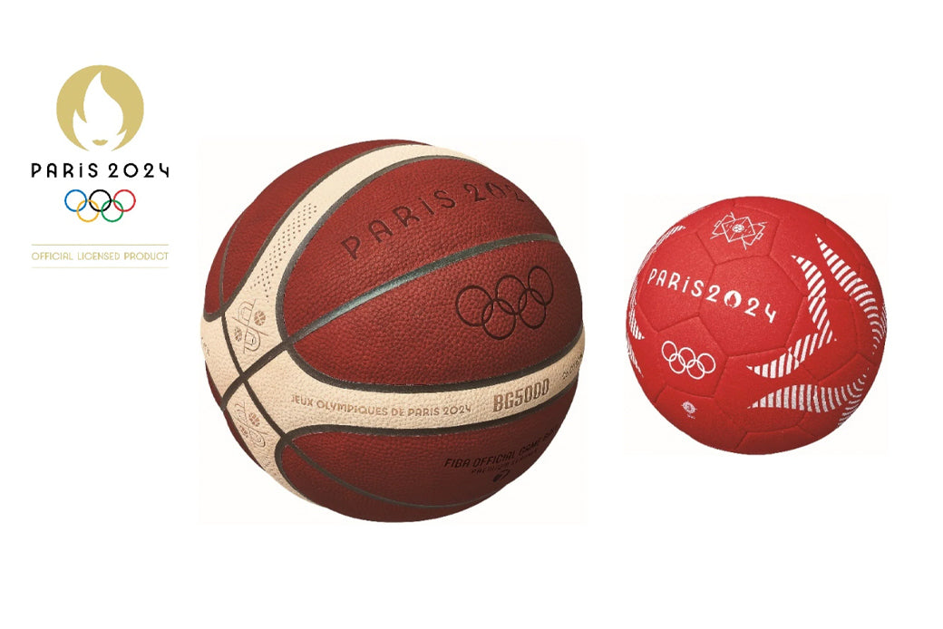 オリンピックゲーム パリ2024  バスケットボール・ハンドボール 公式試合球を初めて発売