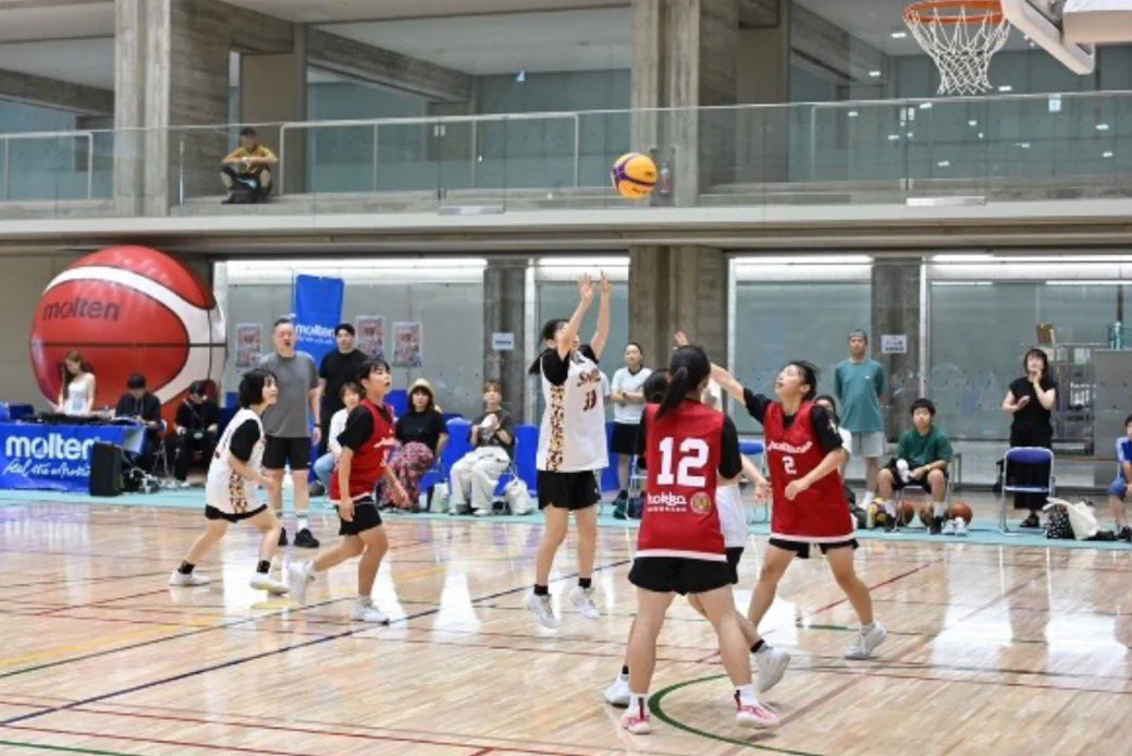 Wリーグとの共同企画イベント『Wリーグ サマーキャンプ×モルテン Keep Playing 3x3 Game in 石川』を開催