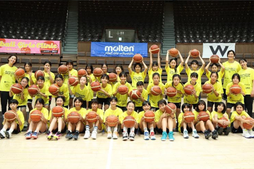 モルテン、『Basketball Girls Clinic ～未来へつなぐパス～』でドリームボールリレーを実施