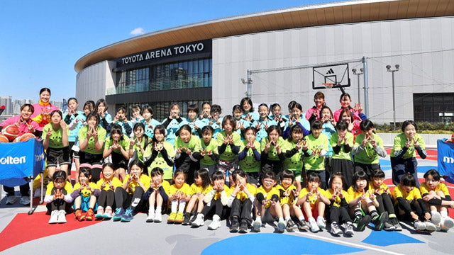 3月8日 国際女性デー Wリーグ×molten「Keep Playing」バスケットボールクリニックを開催