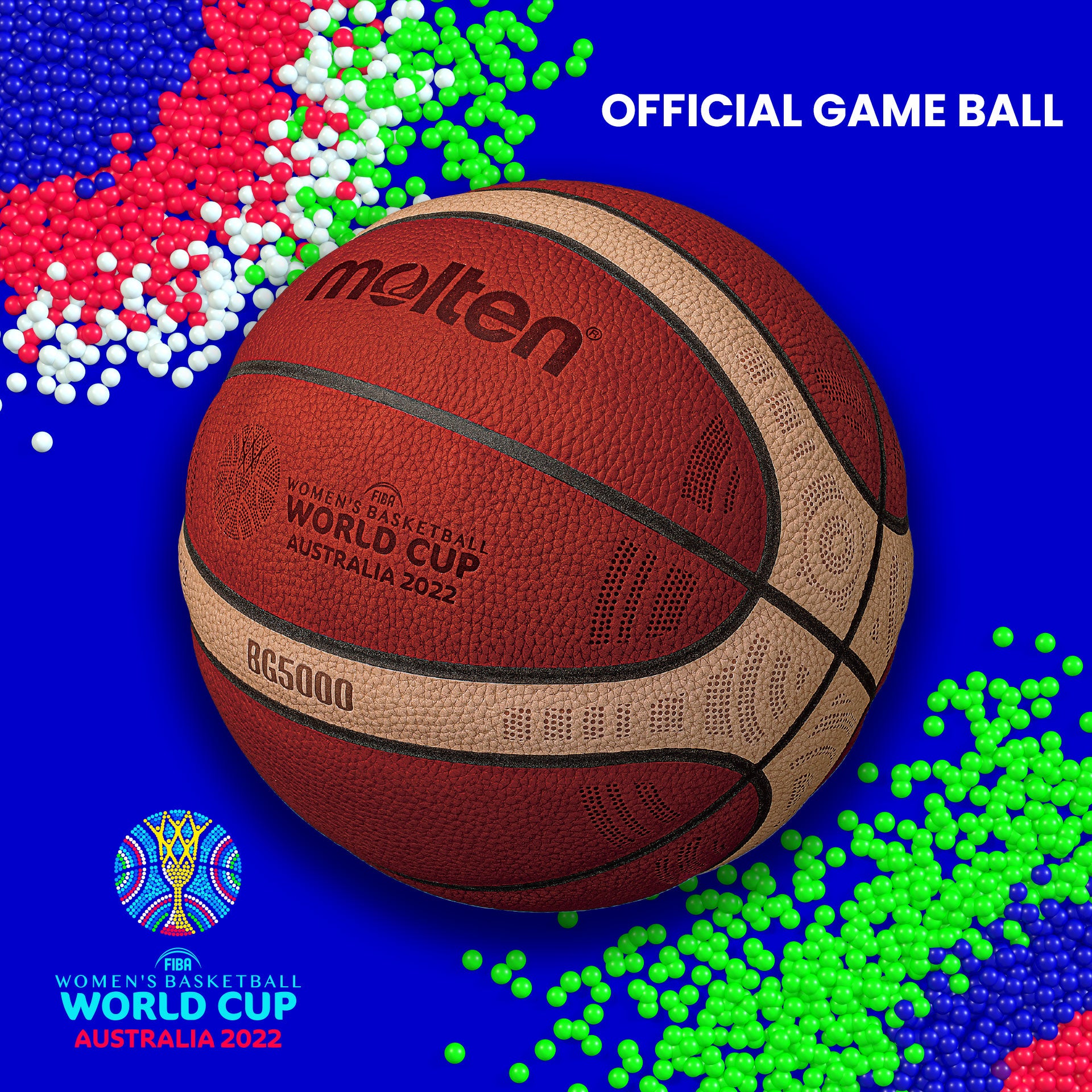 ワールドカップ2022公式試合球 バスケットボール 6号球