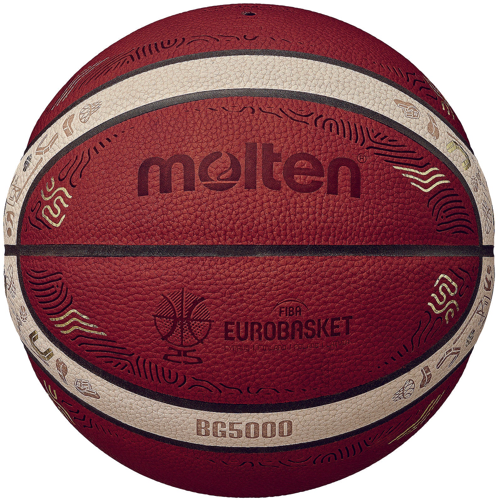 BG5000 EuroBasket 2025 公式試合球（7号球） | モルテン公式オンラインショップ