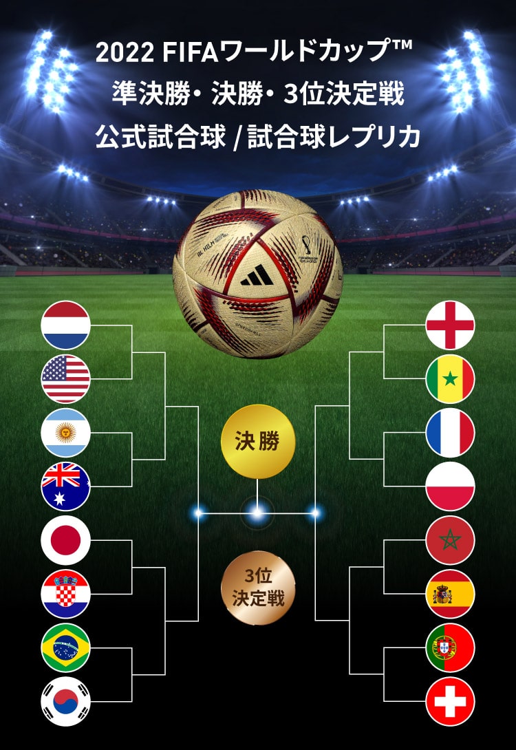 アディダス アルヒルム FIFAワールドカップ カタール大会　決勝公式試合球サッカーボール