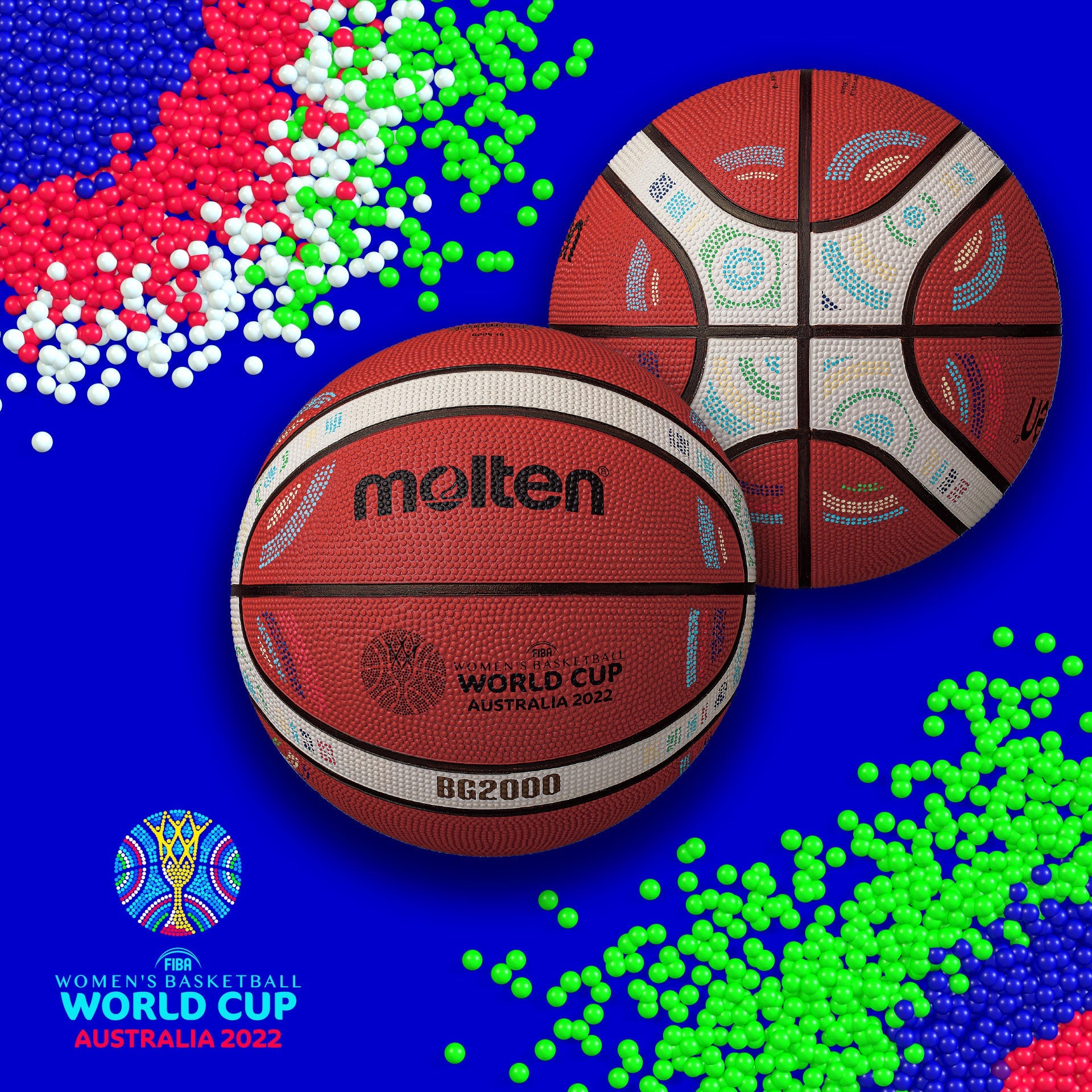 BG2000 FIBA女子ワールドカップ2022公式試合球レプリカ（6号球